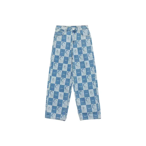 MUGUOGUOMU Jeans Women's Light Blue