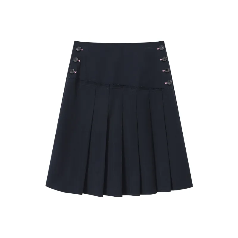 CHUU Casual Short Skirts Women's Navy Blue-0