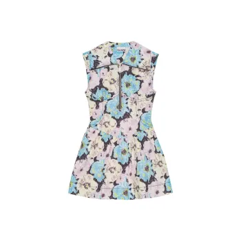 GANNI Printed Mini Dress