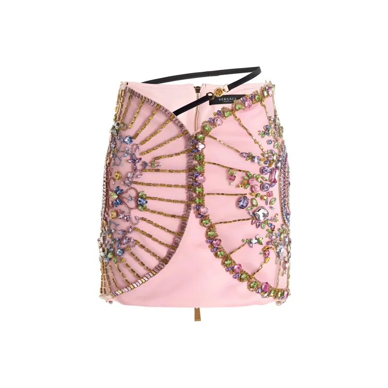 VERSACE Casual Short Skirts Women's Pink-0