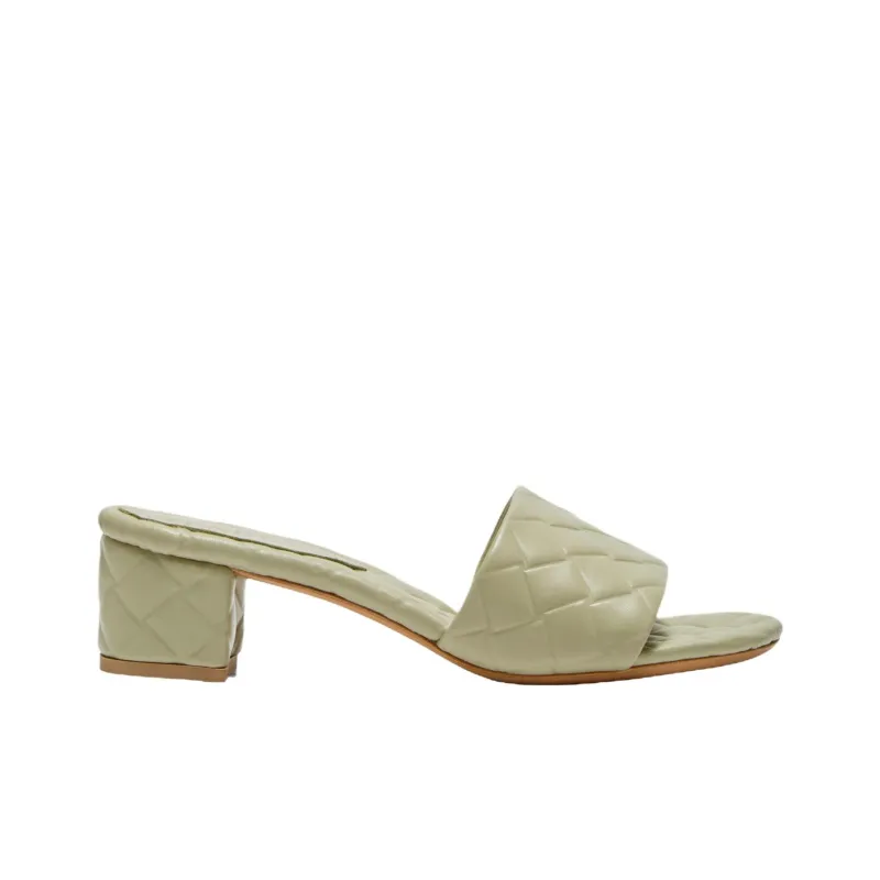 Bottega Veneta Amy Slide Slippers 4.5cm Women's Light Green-1