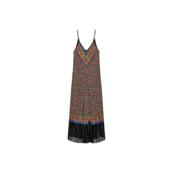 ZARA ZW Series Slip Dress Women's Red/Black