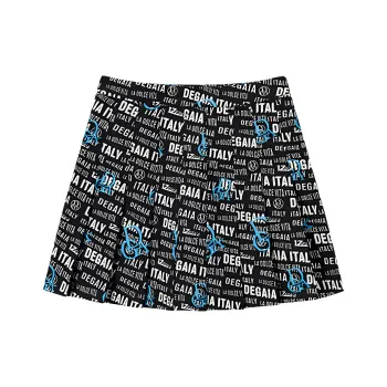 DEGAIA SS24 Casual Short Skirts Women's Black