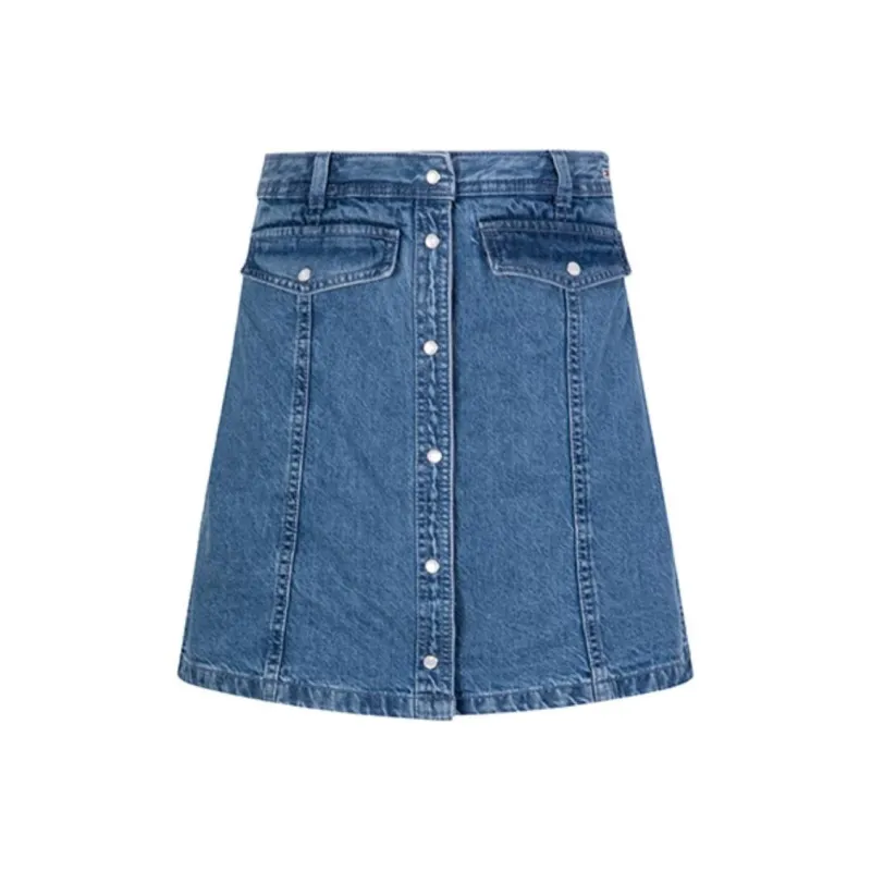 Tommy Hilfiger Denim Short Skirts Women's Blue-0