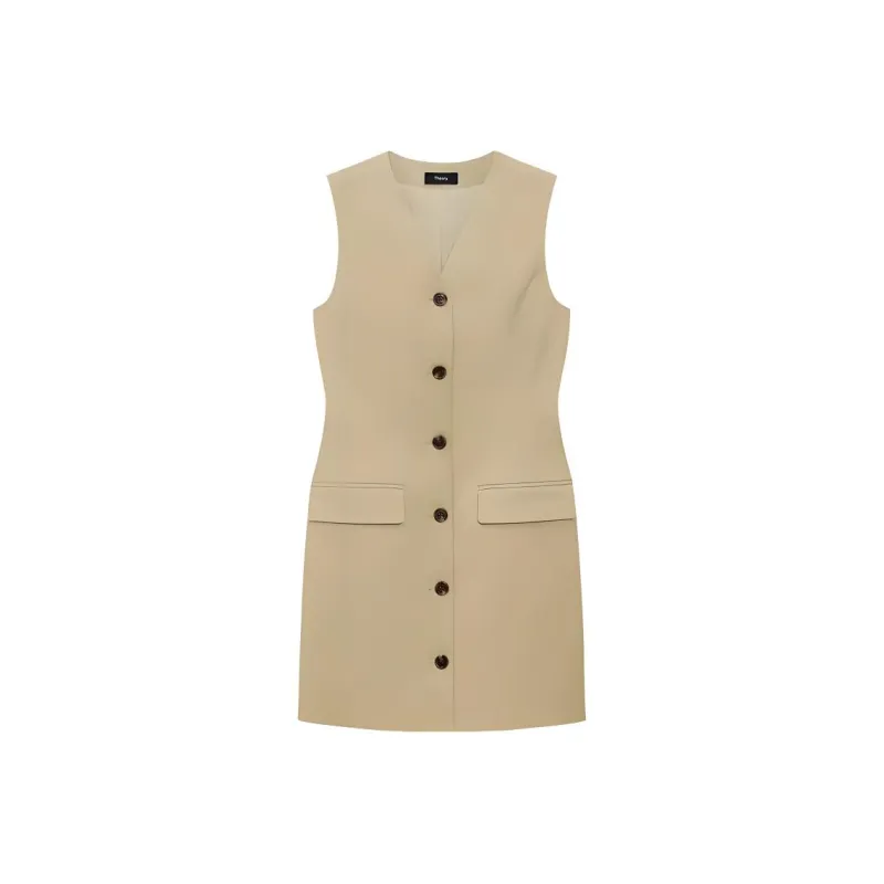 THEORY Gabardine wevae Mini Dress-0