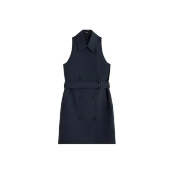THEORY Sleeveless Dress Women's Deep Sea Blue