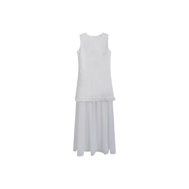 MISSHONEY MH Sleeveless Dress Women's White-0