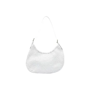 Dragon Diffusion Leather Shoulder Bag Women's White