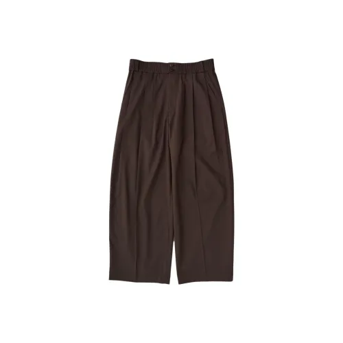 PUBLIC TOKYO SS25 Casual Pants Men's Dark Brown