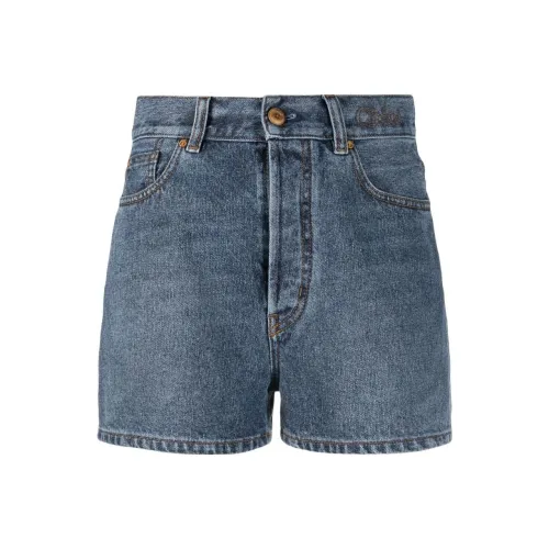 Chloé High-waisted Denim Shorts