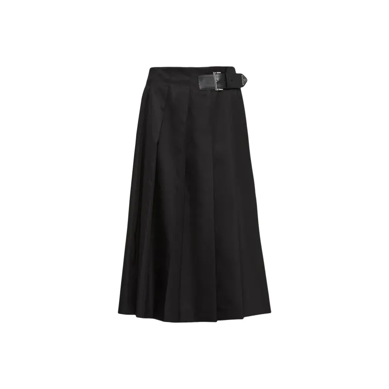 PRADA Casual Long Skirts Women's Black-0