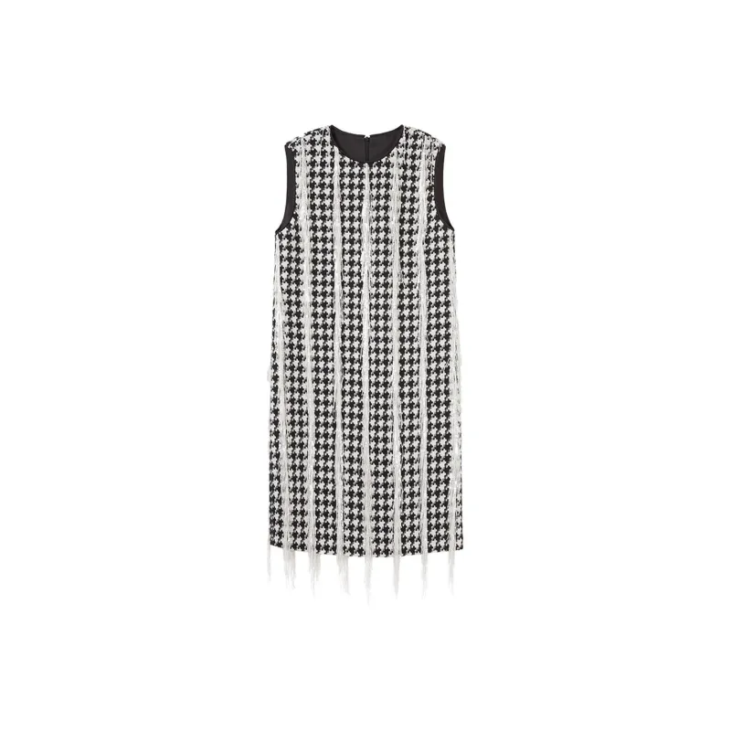 COCOON Sleeveless Dress Women's Black-0