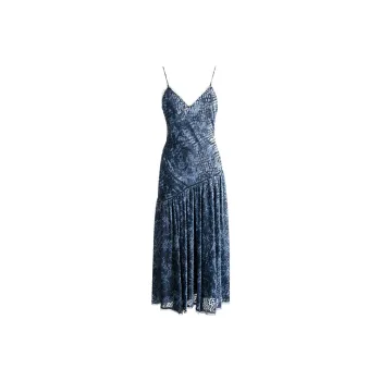 Ulla Johnson Elodie Devoré effect Midi Dress