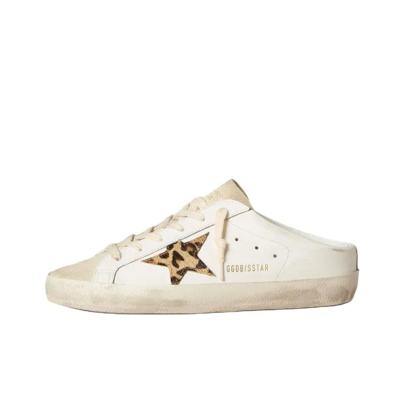 Golden Goose Super Star Sabot Closed Toe Slippers Women's White-0