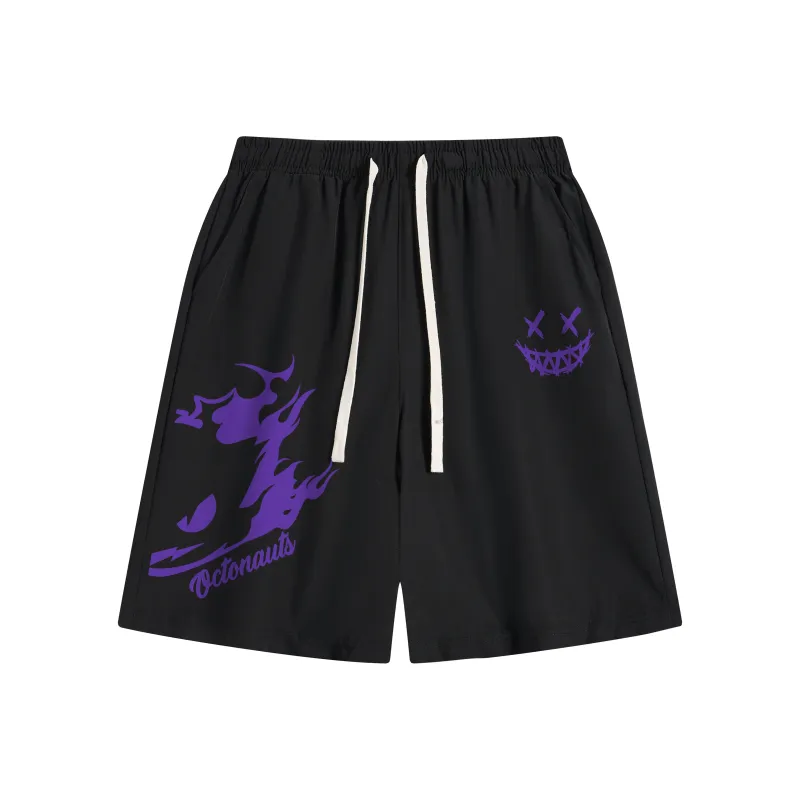 Small Columns Under The Sea Casual Shorts Unisex-8