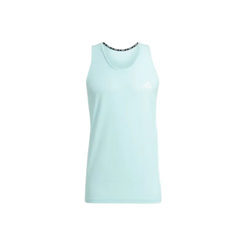 Adidas Own The Run Tank Top Men's Blue-0