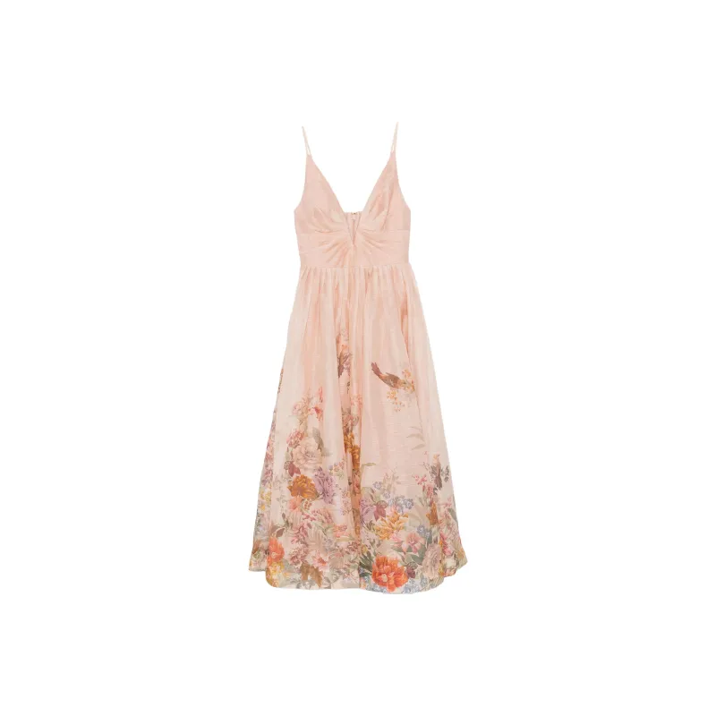 Zimmermann Pavilion V Neck Midi Dress-0