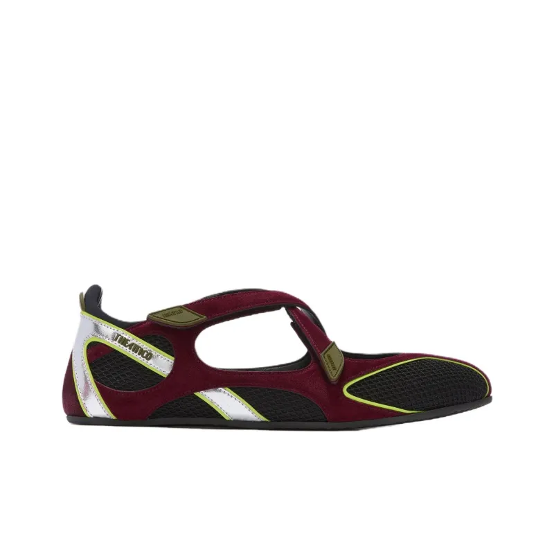 The Attico FLOOR 01 Casual Single Shoes Women's Black Purple-1
