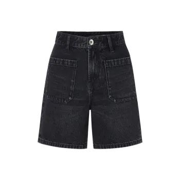 MO&CO Denim Shorts Women's Denim Black