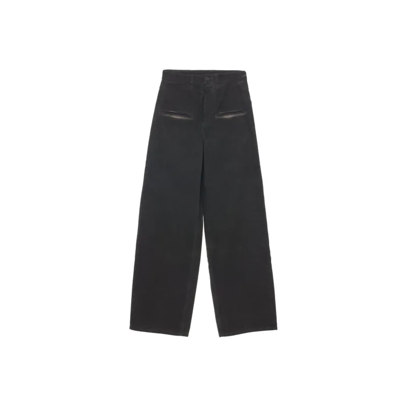 UMA WANG High-Waist Wide-Leg Ball Pants-0