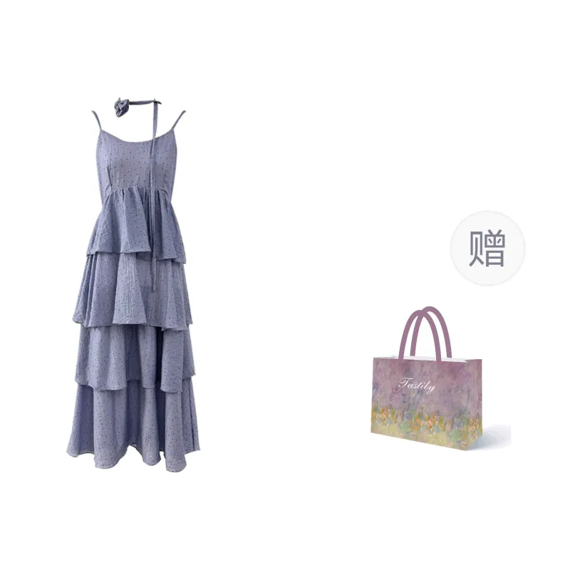 TASTILY Slip Dresses Women's-4