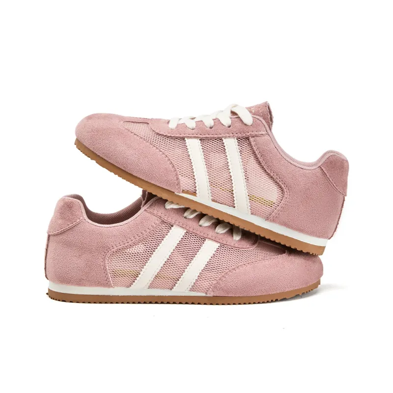 La Chapelle Anti Slip Wear Resistant Low Top Casual Shoes Women's Cherry Blossom Pink-4