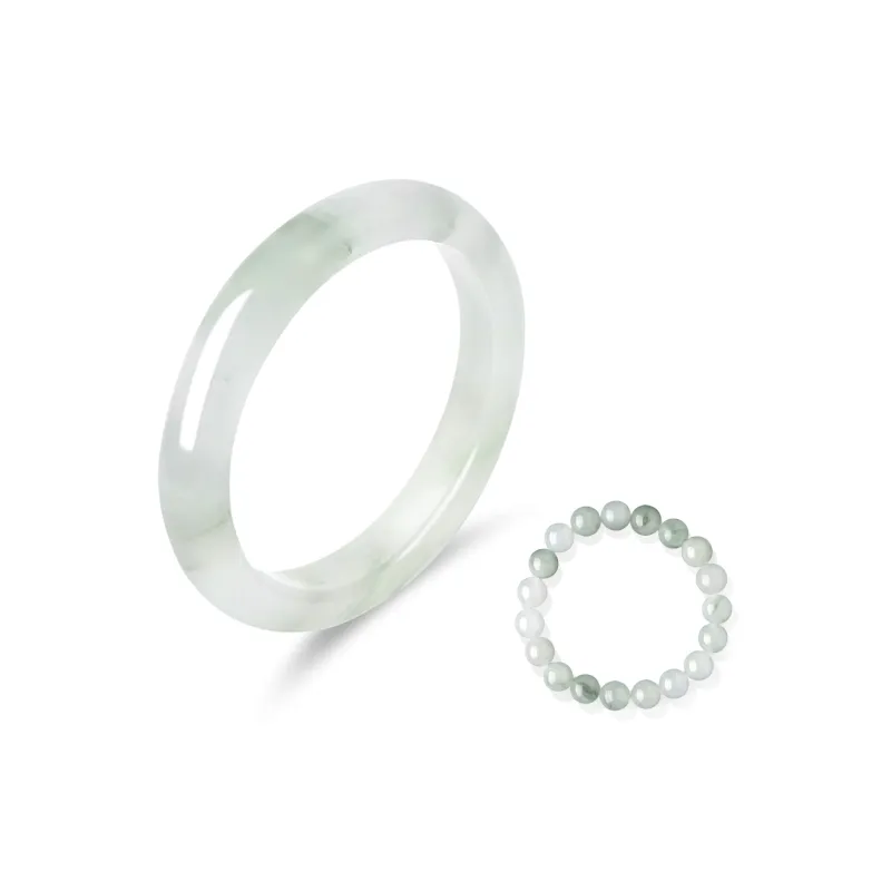 Love Jewelry Guizhou Green Jade Bangles Women's-7