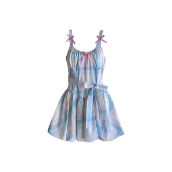 KKX Slip Dresses Women's Plaid