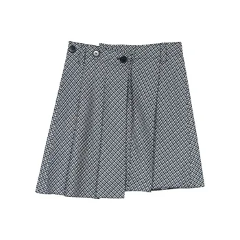 Maje Casual Short Skirts Women's Blue Gray