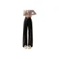 Black Extended Length Pants