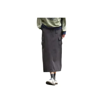 Demana Casual Long Skirts Women's Dark Gray