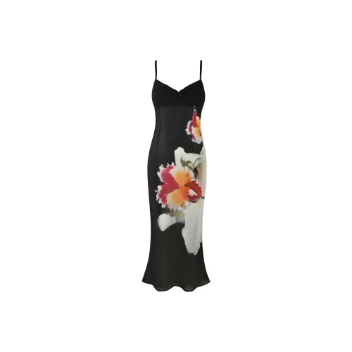 I.AM.GIA ASALIA MIDI DRESS Slip Dresses Women's Black