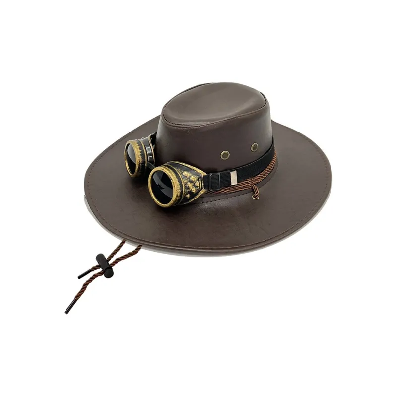 ASTAR HADES Faux Leather Hats & Caps Men's-7