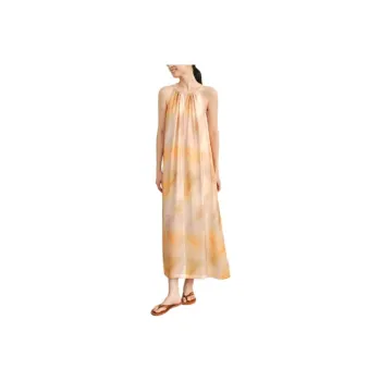 Orange Desire Sleeveless Dress Women's