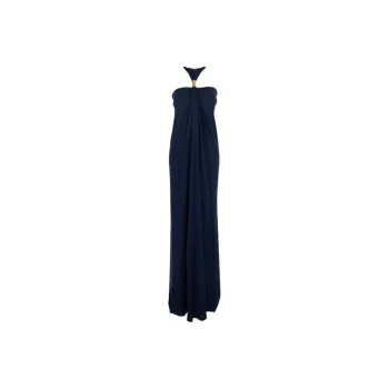 TOM FORD Halterneck Crepe Evening Gown
