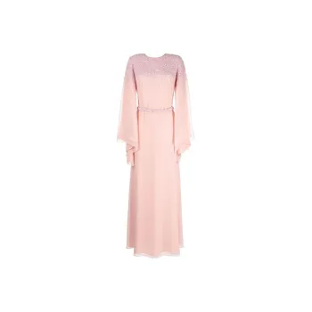 RACHEL GILBERT Long-Sleeved Dresses Women's Light Pink