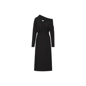 DIOR SS24 Long Sleeved Dress Women's Black