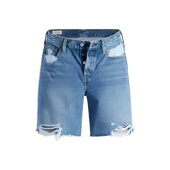 Levis Denim Shorts Women's Blue