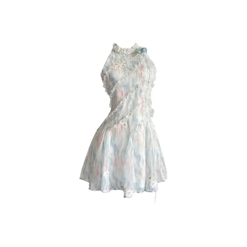 SKYA Sleeveless Dress Women's Sea Foam Green-0