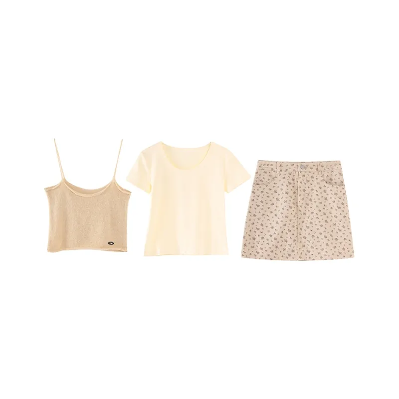 TWOPLUMGIRLS Two Piece Skirt Sets Women's-2