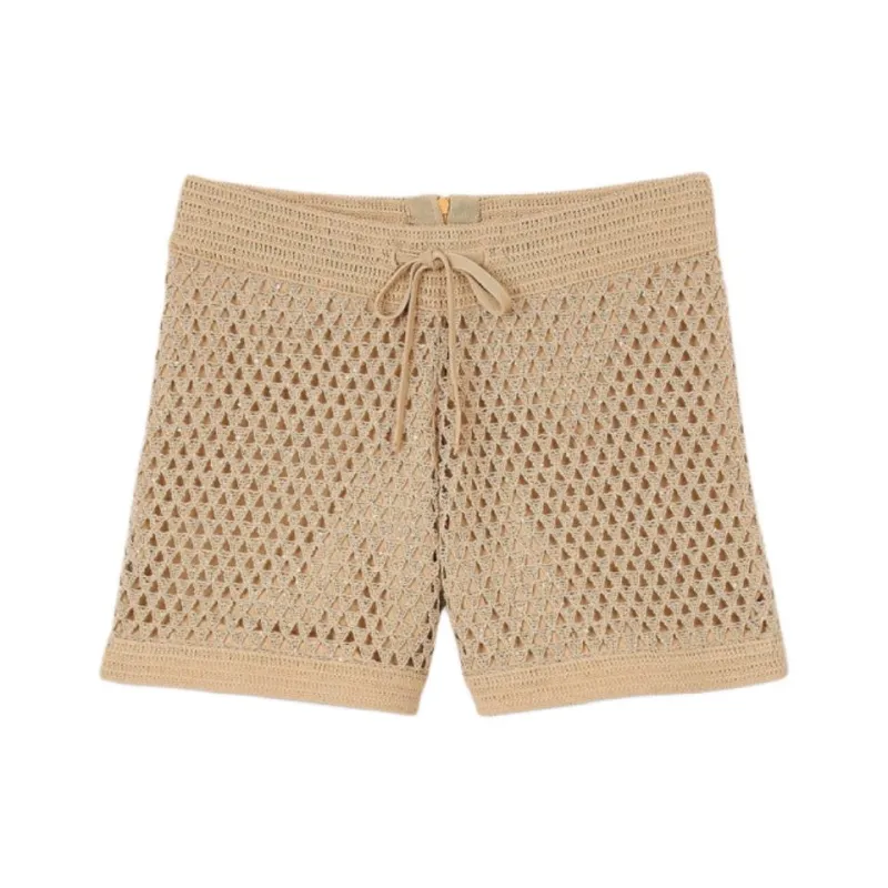 Sandro Open knit Shorts-0
