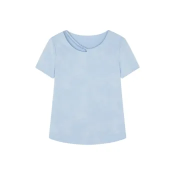 Mo Han Yi Mei T Shirt Women's Clear Blue