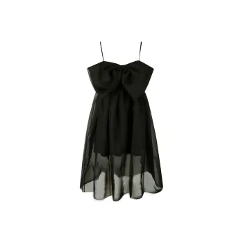 Anna October Slip Dresses Women's Black