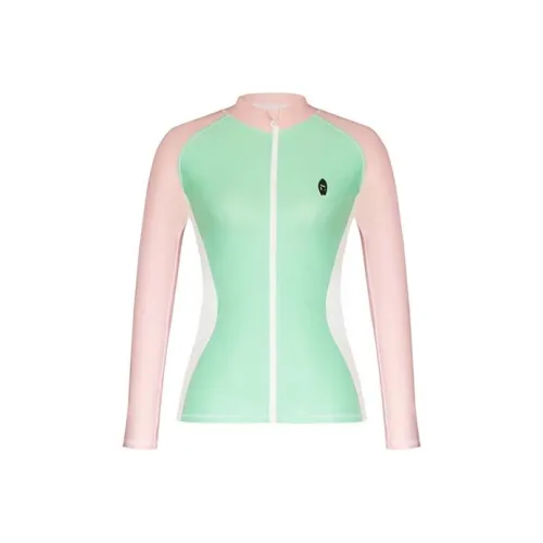 SISII LEE Two-Piece Swimsuits Women's Ice Green White