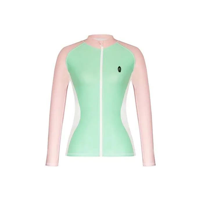 SISII LEE Two Piece Swimsuits Women's Ice Green White-0