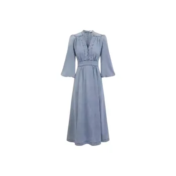Zimmermann V neck Denim Dress