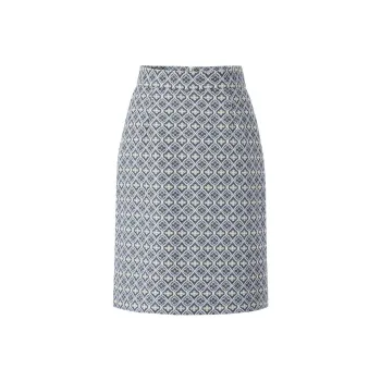 JZ Juzui Short Skirt Women's Flower Light Blue