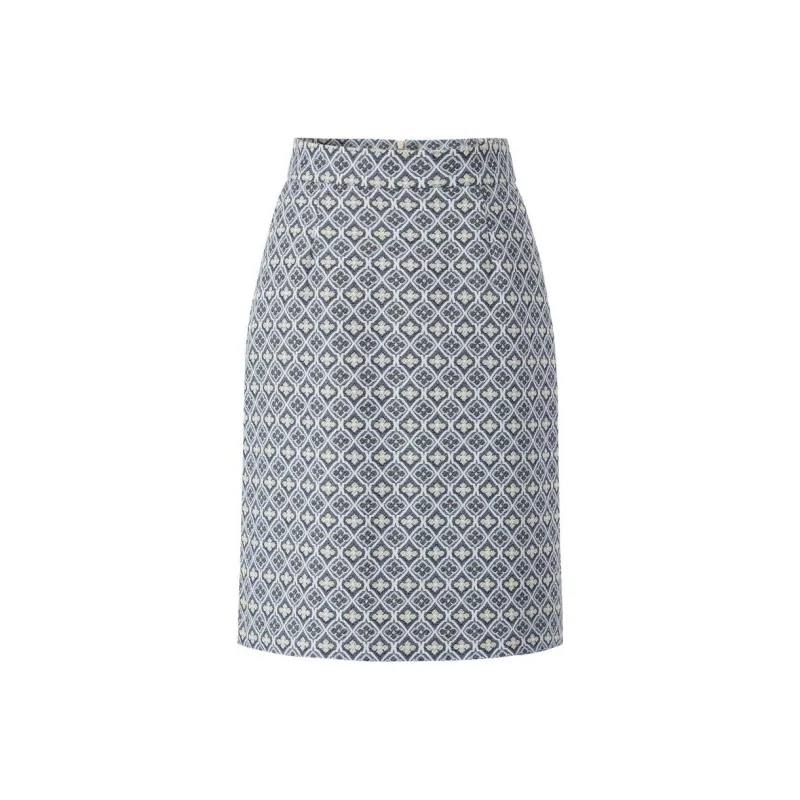 JZ Juzui Short Skirt Women's Flower Light Blue-0