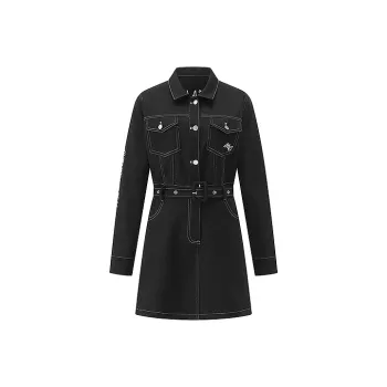 MacyMccoy Denim Short Skirts Women's Black