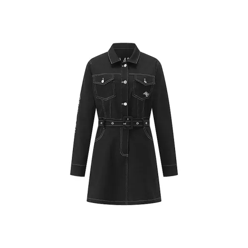 MacyMccoy Denim Short Skirts Women's Black